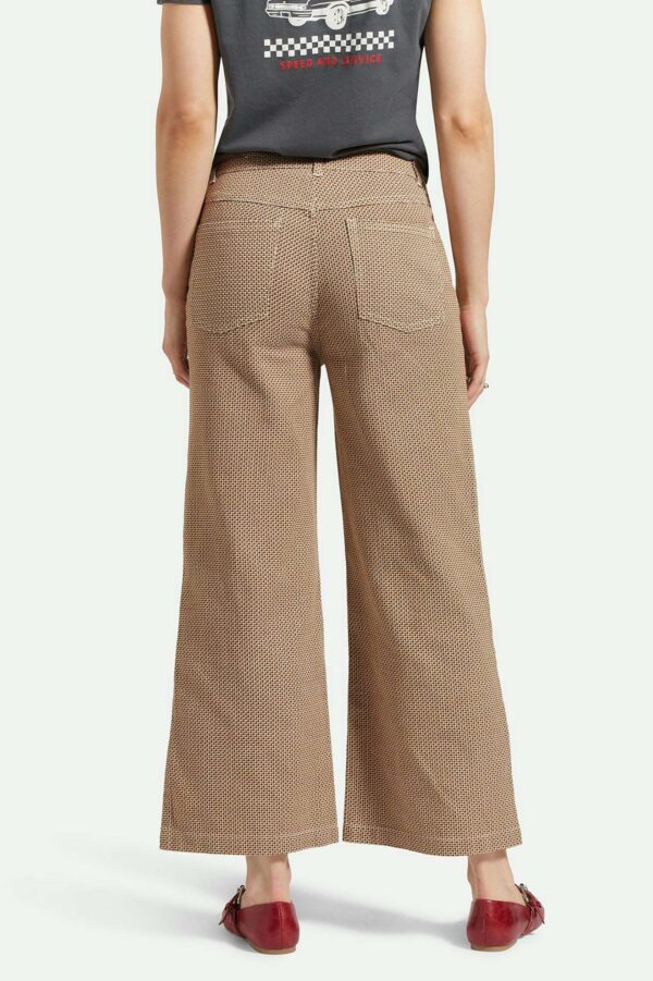 Margo Cropped 5-Pocket Pant - Whitecap/Pine Houndstooth - Image 3