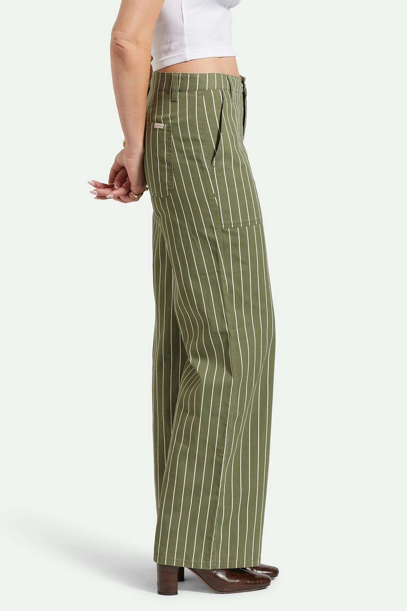 Vintage Military Lightweight Pant - Olive Surplus/Whitecap Pinstripe - Image 4