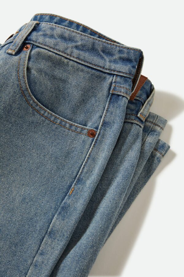 Margo Cropped 5-Pocket Pant - Light Denim - Image 8
