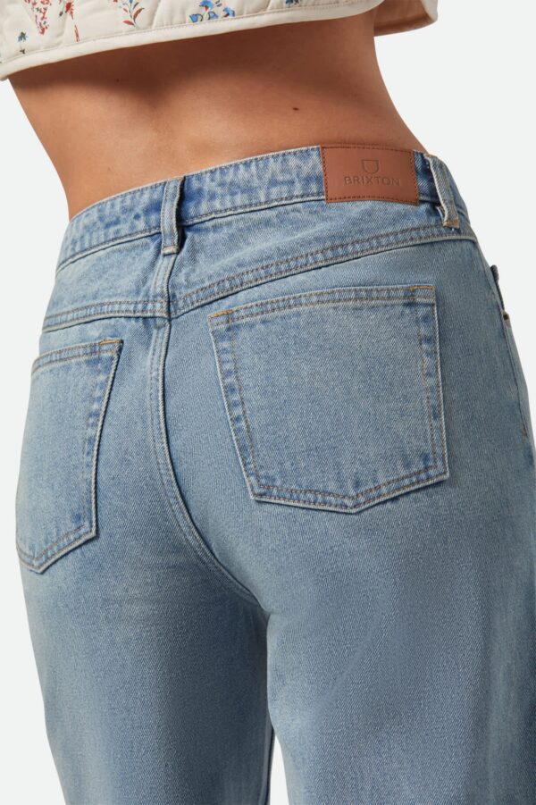 Margo Cropped 5-Pocket Pant - Light Denim - Image 6